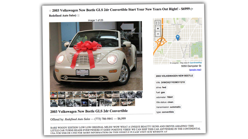 Illustration for article titled An Unholy New Beetle/PT Cruiser/Woody Mutant Is On Craigslist And Could Be Yours